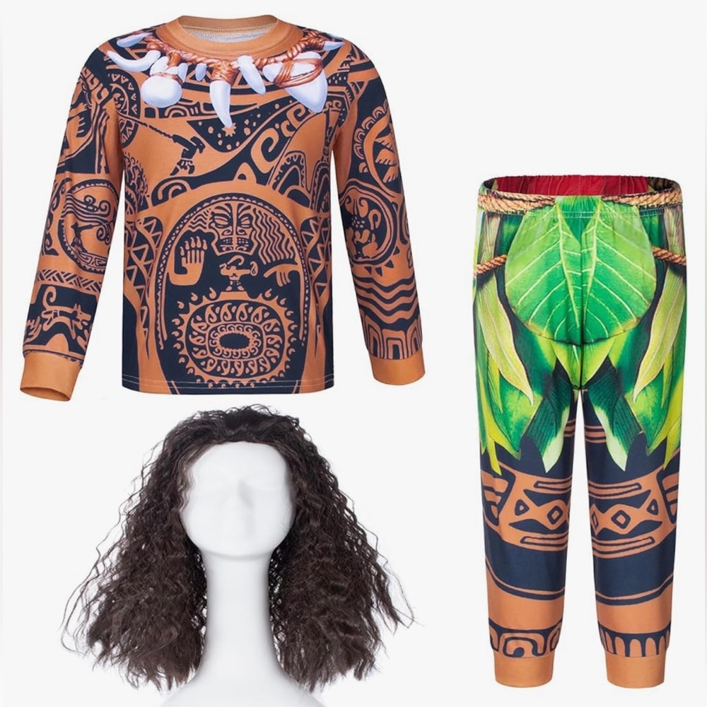 Maui Character from Moana Movie Costume 2-3T